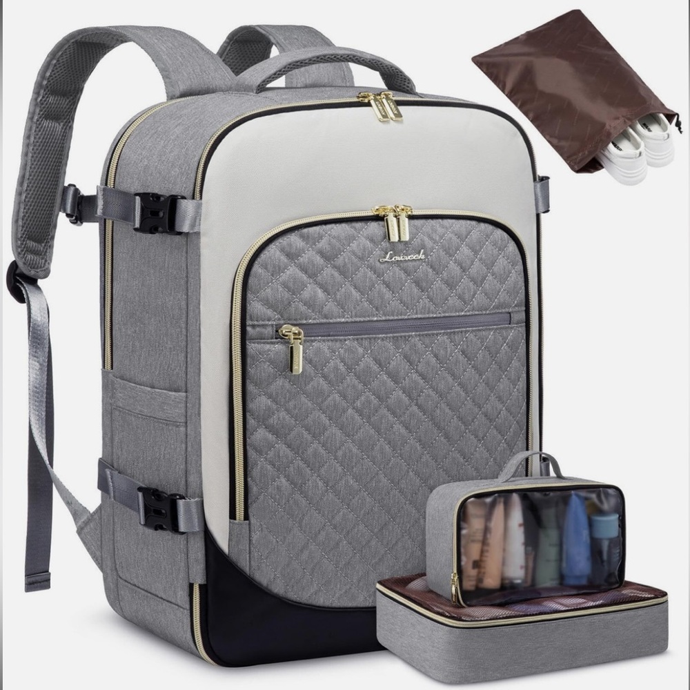 NEW LOVEVOOK Travel Backpack Unisex Carry on Backpack Personal Item Travel Bag